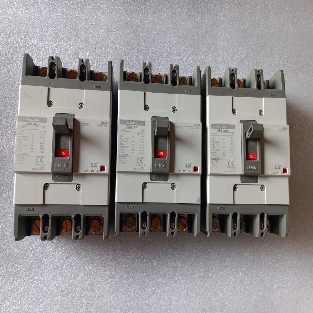 Used Ls Metasol Mccb 150 Amp Circuit Breaker Model Abs 203c 250af - Frequency: 50/60 Hertz (Hz)