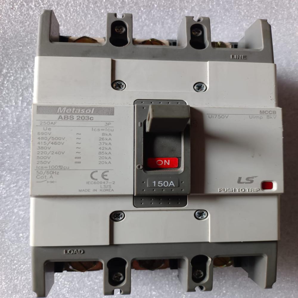 Used Ls Metasol Mccb 150 Amp Circuit Breaker Model Abs 203c 250af - Frequency: 50/60 Hertz (Hz)
