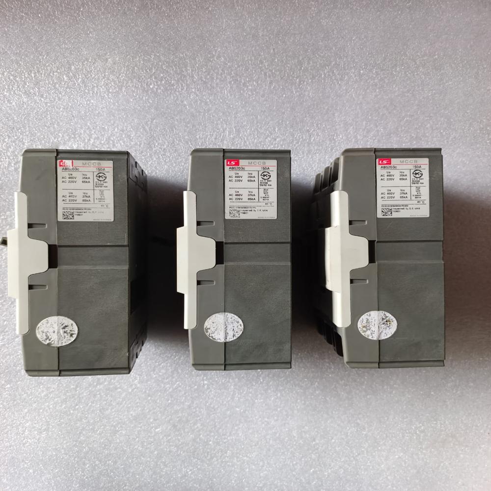 USED LS Metasol MCCB 150 Amp Circuit Breaker Model ABS 203C 250AF