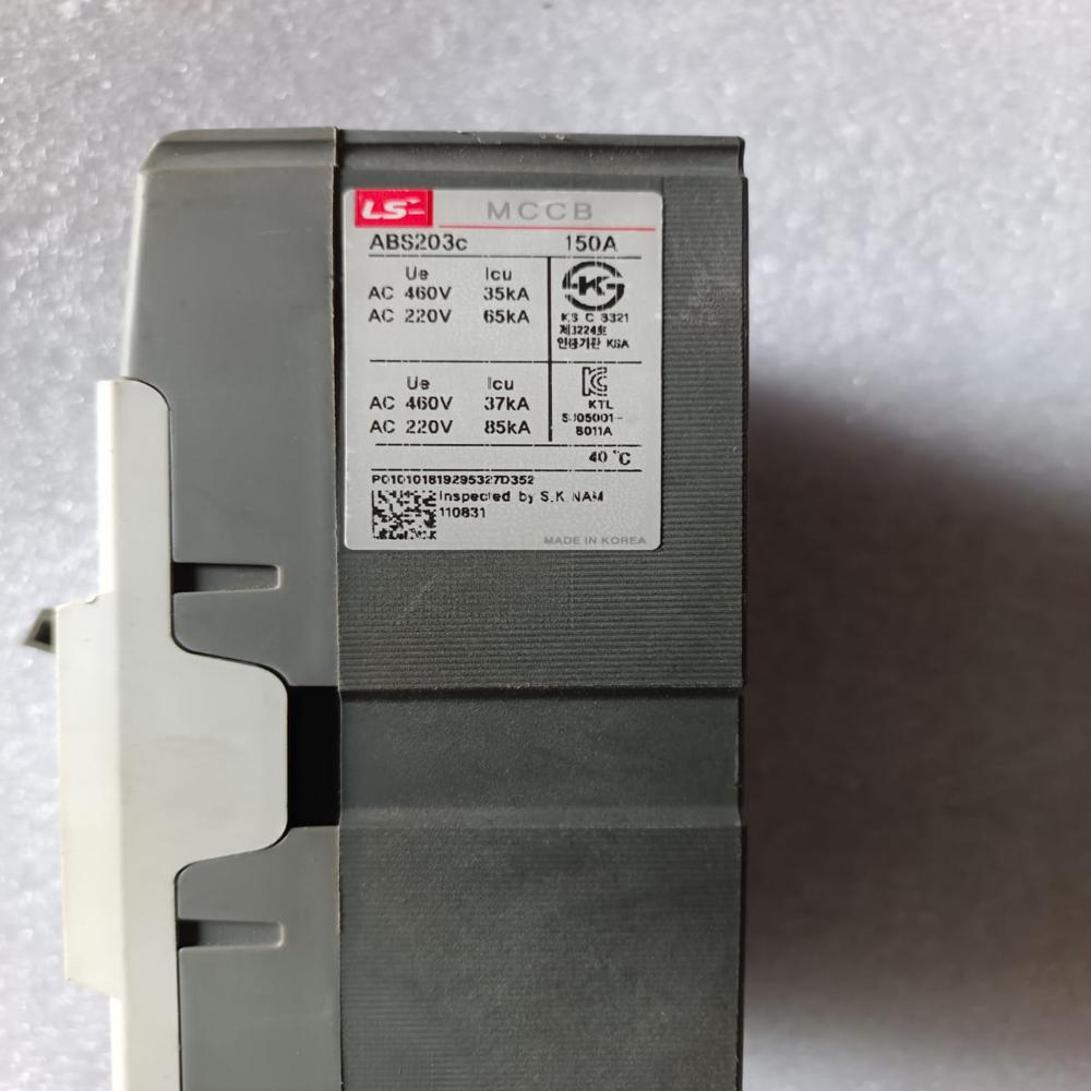 Used Ls Metasol Mccb 150 Amp Circuit Breaker Model Abs 203c 250af - Frequency: 50/60 Hertz (Hz)