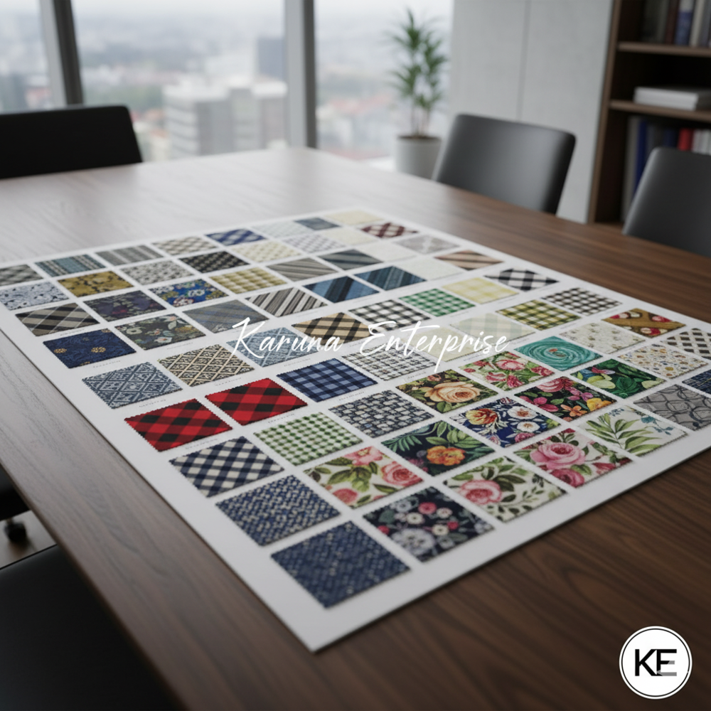 Cotton Giza Satin Printed Fabric