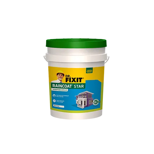 Dr Fixit Raincoat Star Waterproof Coating - Color: White