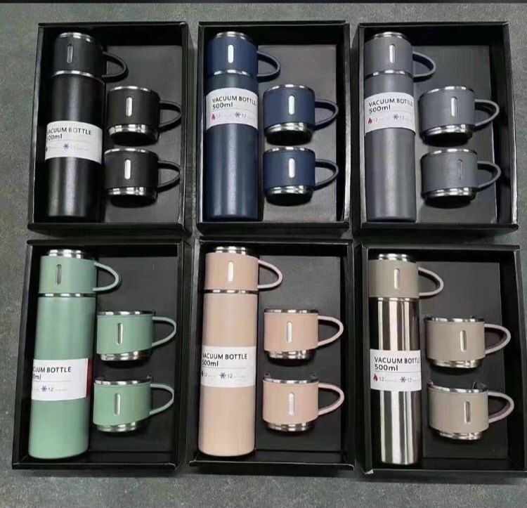 Flask Set - Capacity: 500 Milliliter (Ml)