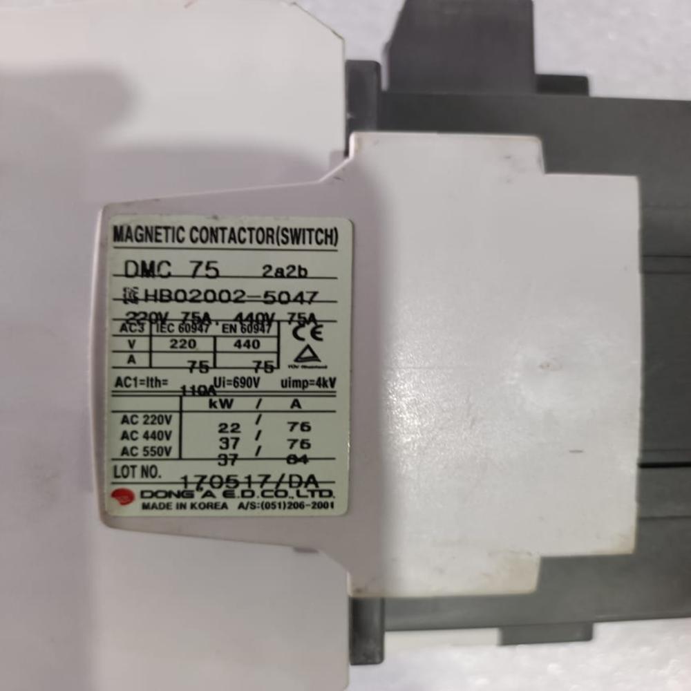 Donga 75a Magnetic Contactor Dmc75 220-240v - Frequency: 50/60 Hertz (Hz)