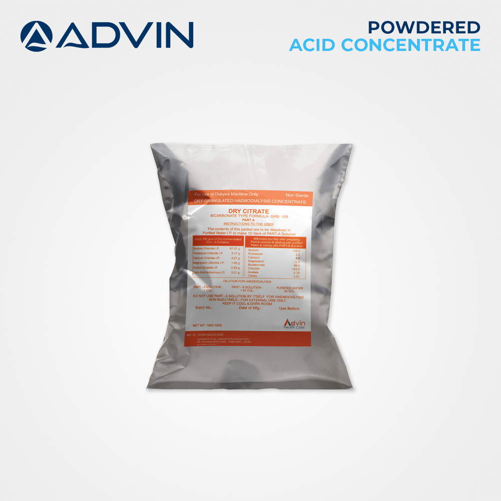 Dialysis Fluid/Dry Granulated Haemodialysis Concentrate