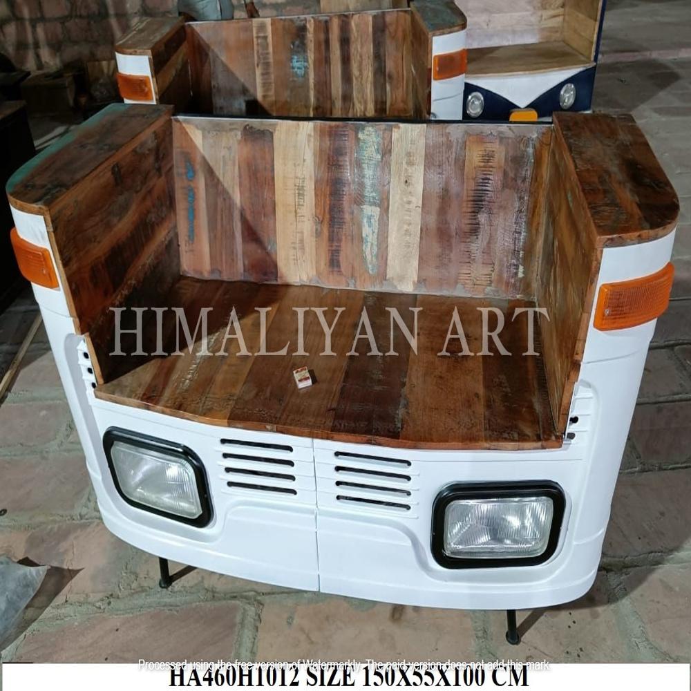 Antique Iron Car Sofa - Artwork: Crafted