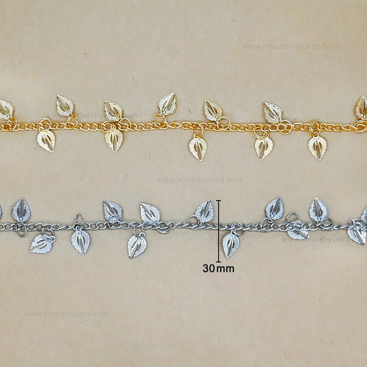 Leaf Shape Iron Chain | Qty : 1mtr | IC27