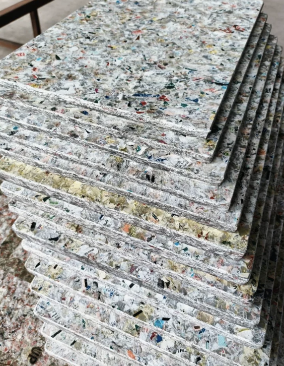 Fly Ash Brick Recycle Sheet Pallet - Color: Grey