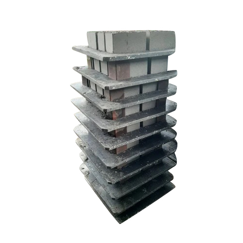 Recycled Plastic Fly Ash Brick Pallet - Color: Grey