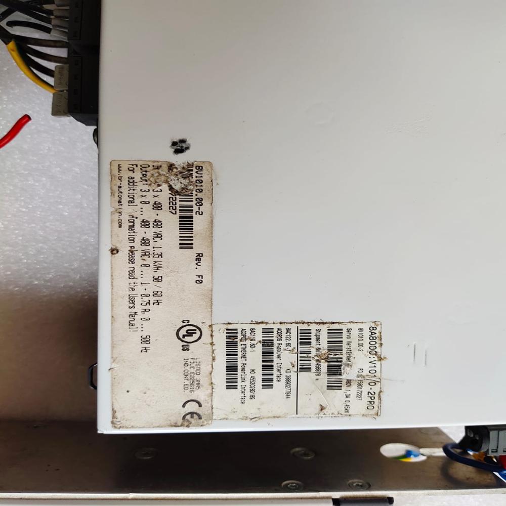 Used Acopos 1010 B&R Servo Drive Model 8v1010.00-2
