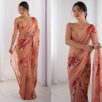 HEAVY GEORGETTE  SILK SAREE\