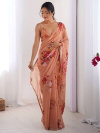 HEAVY GEORGETTE  SILK SAREE\