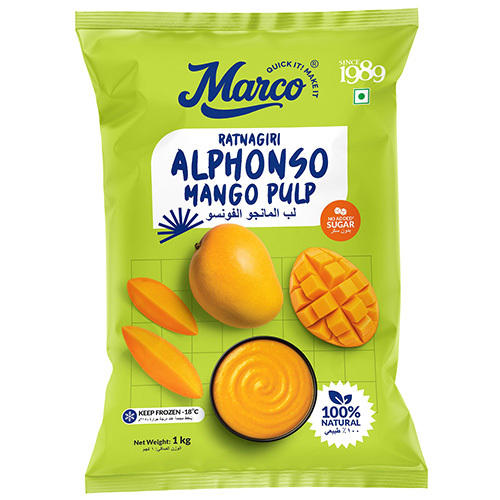 Alphonso Mango Pulp - Features: No Artificial Flavour