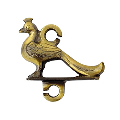 Brass Peacock Hook - Color: Golden