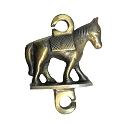 Brass Horse Hook - Color: Golden