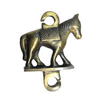 Brass Horse Hook - Color: Golden