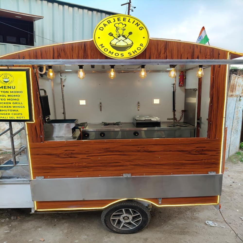 Inside Kitchen E-Rickshaw Food Cart
