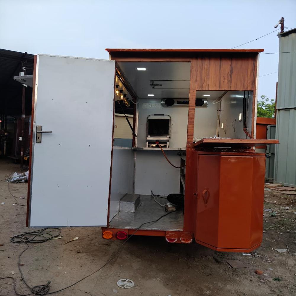 Inside Kitchen E-Rickshaw Food Cart