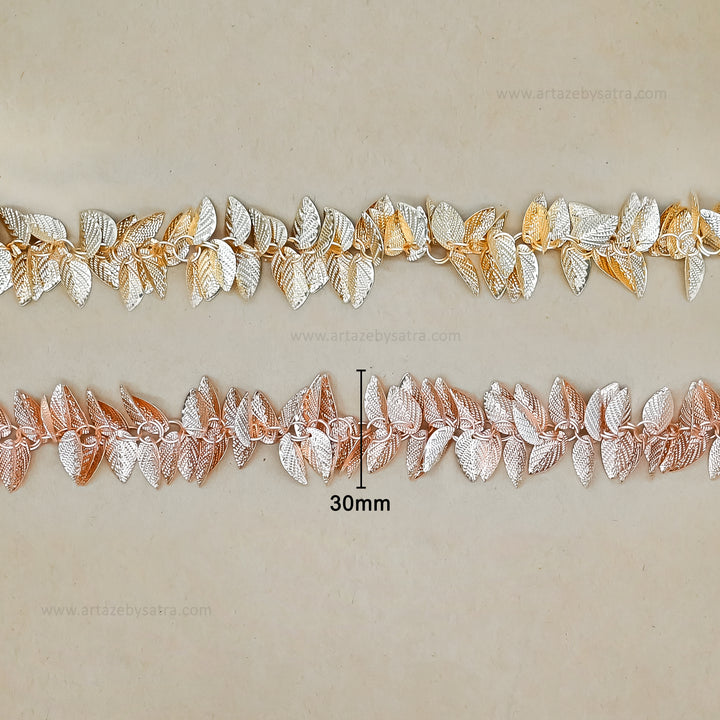 Leaf Shape Iron Chain | Qty : 1mtr | IC29