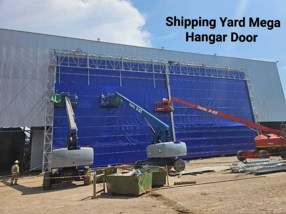 Shipping Yard Mega Hangar Door - Application: Industrial