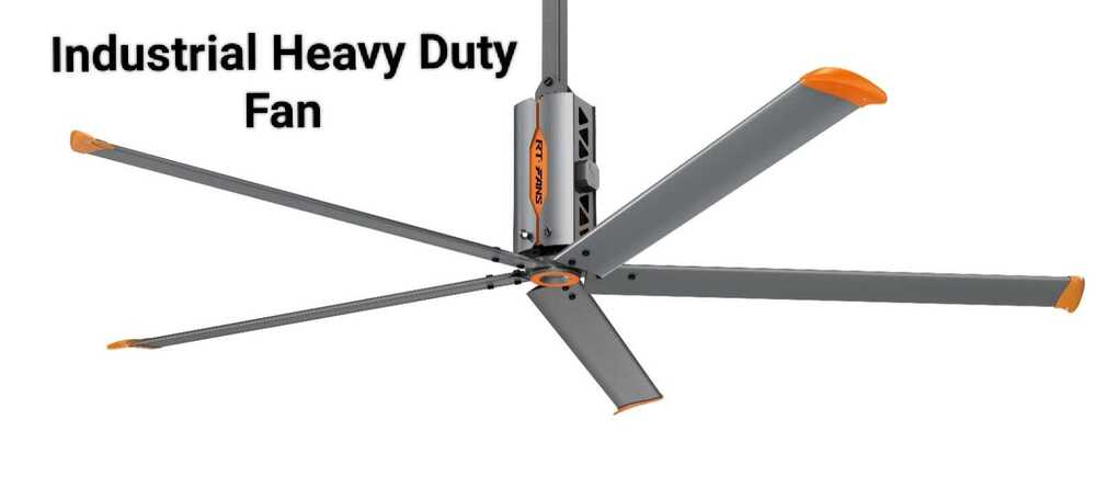 Industrial Heavy Duty Fan - Color: Grey