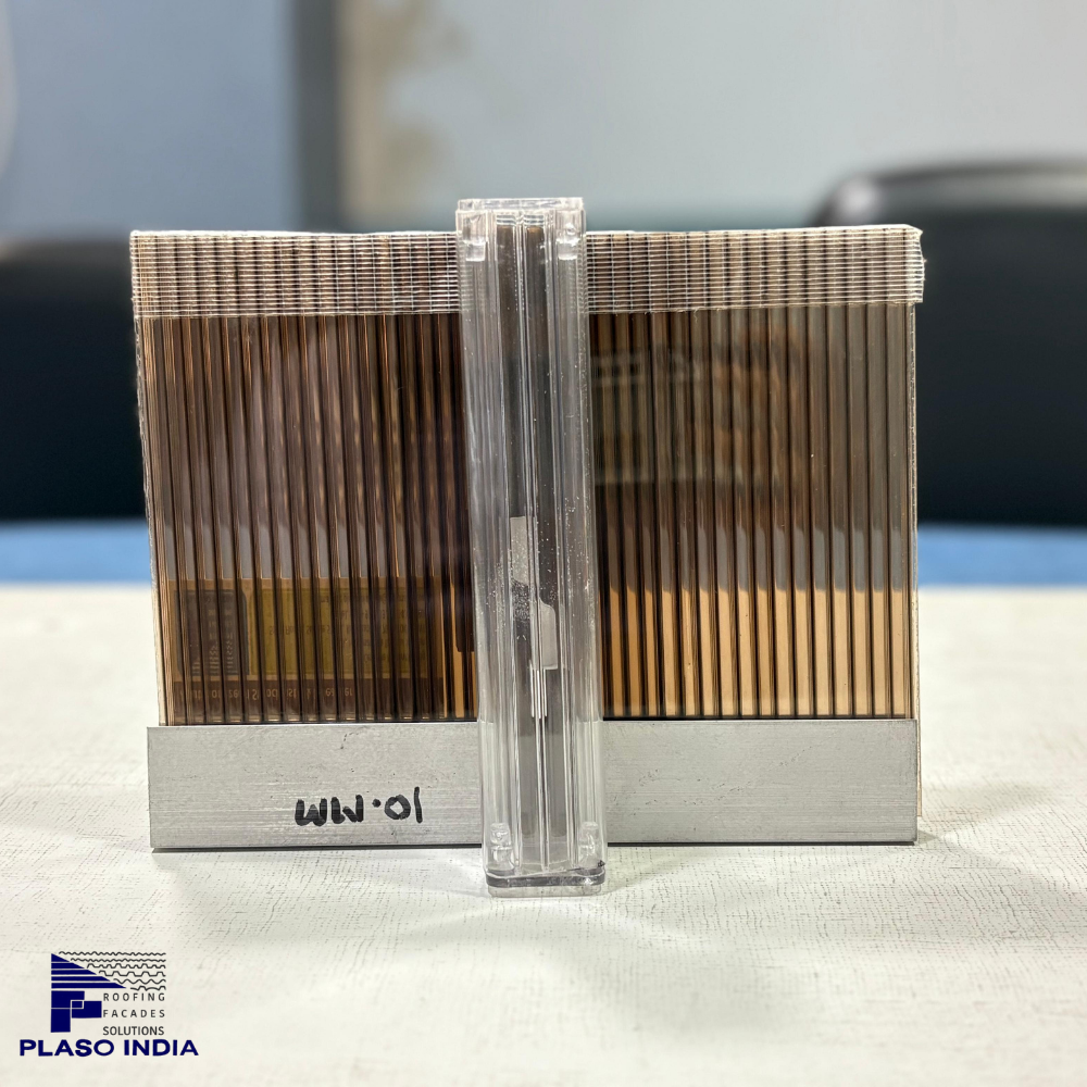 Polycarbonate Panel - Color: White/clear/blue/lake Blue/green/ Bronze