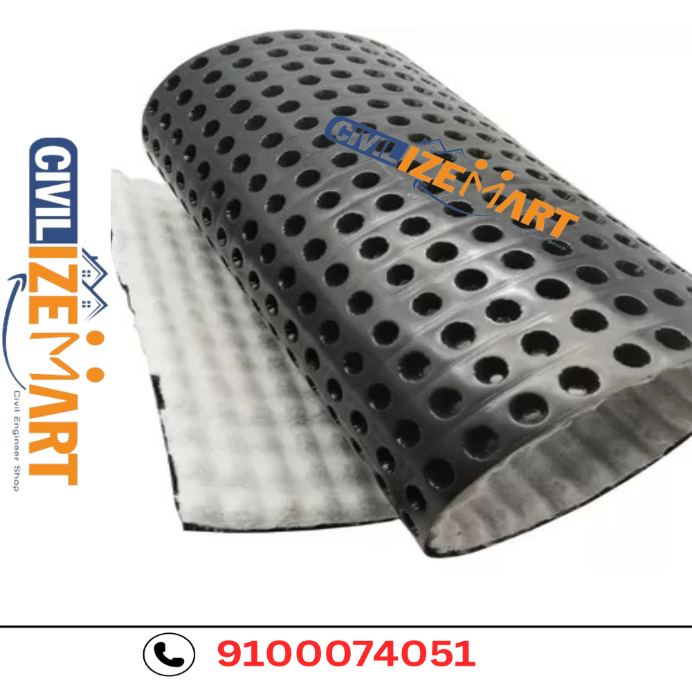 DIMPLE BOARD WITH GEOTEXTILE
