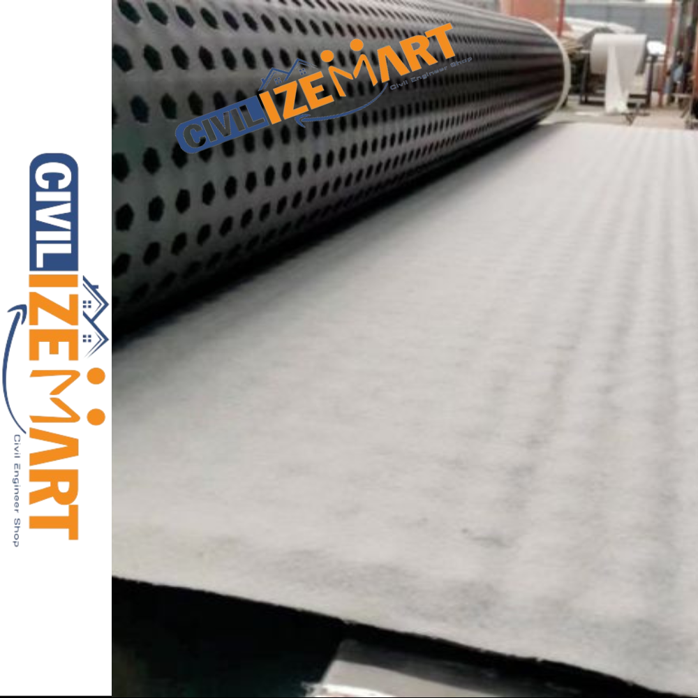 DIMPLE BOARD WITH GEOTEXTILE