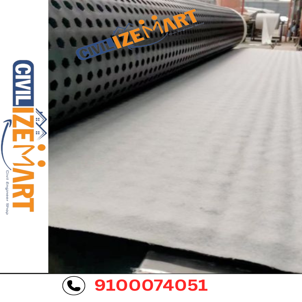 DIMPLE BOARD WITH GEOTEXTILE