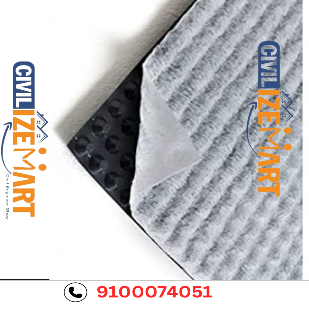 DIMPLE BOARD WITH GEOTEXTILE