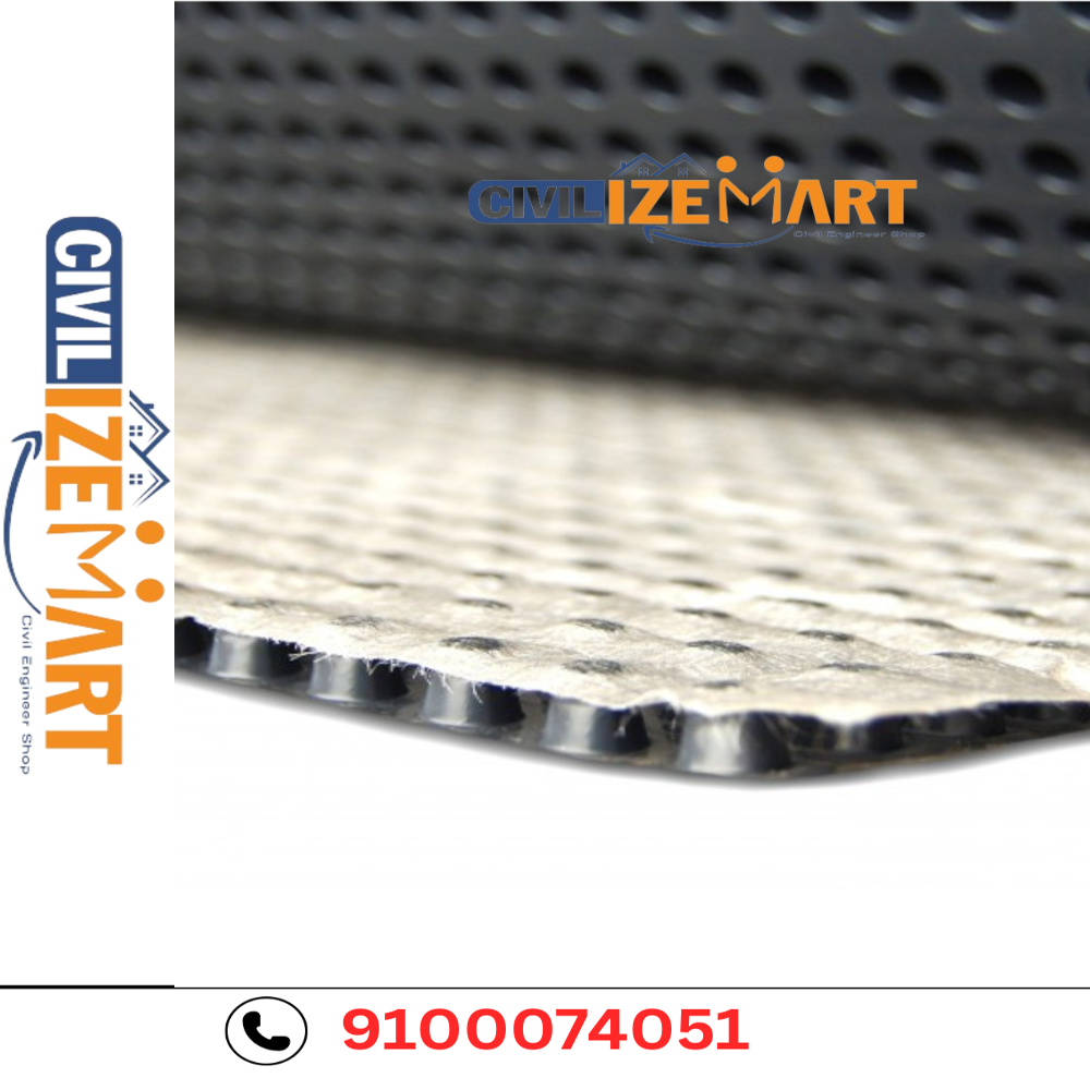 DIMPLE BOARD WITH GEOTEXTILE