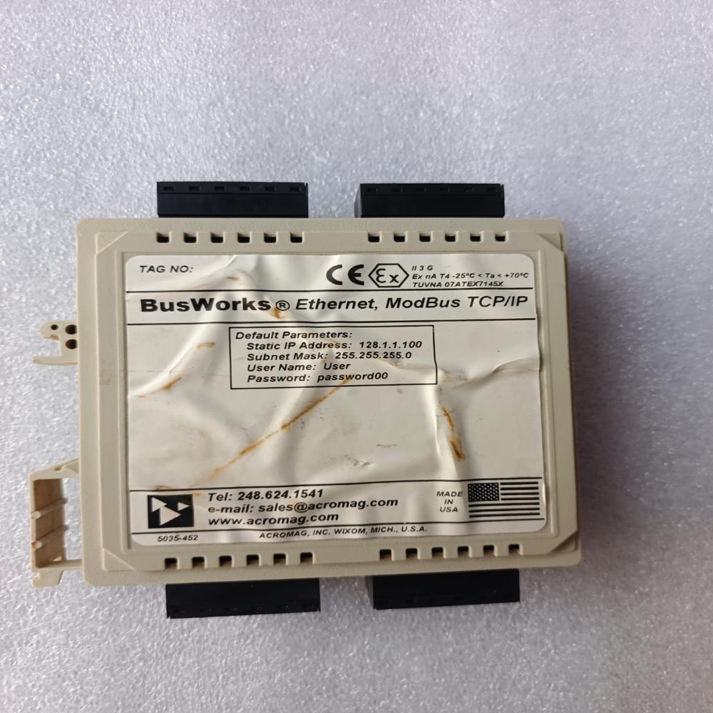 Used Acromag 963n-4012 Ethernet Modbus Tcp/ip 15-36v Dc - Frequency (Mhz): 50/60 Hertz (Hz)