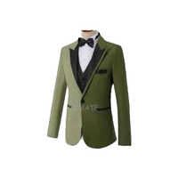 Blazer And Trouser - Color: Olive Green