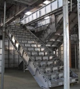 Aluminum Staircase Formwork System - Application: Industrial