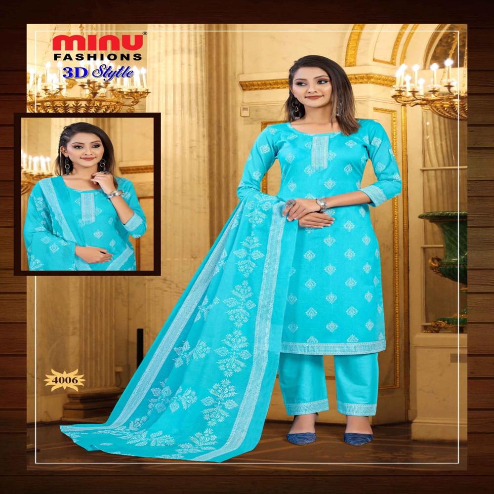 Minu 3d Style Salwar Suit