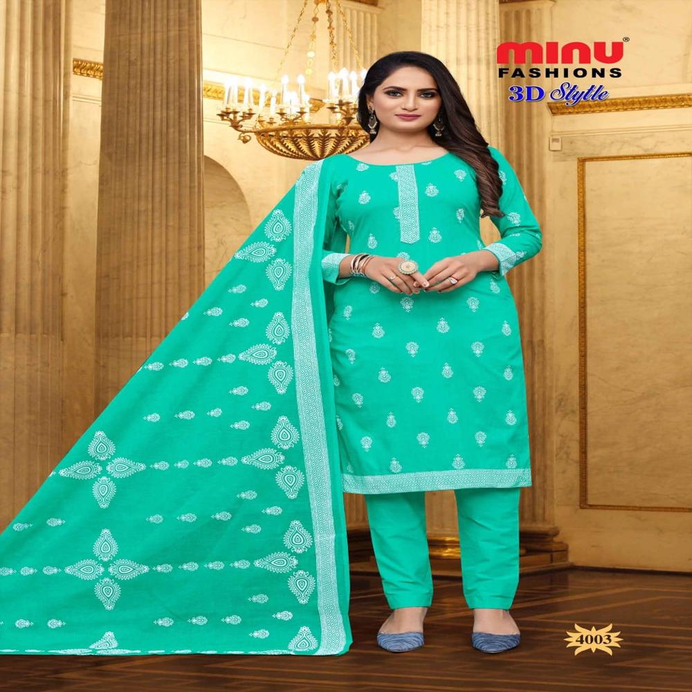 Minu 3d Style Salwar Suit