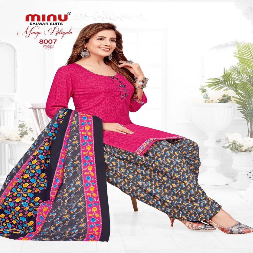 Cotton Fabric Mango Patiyala