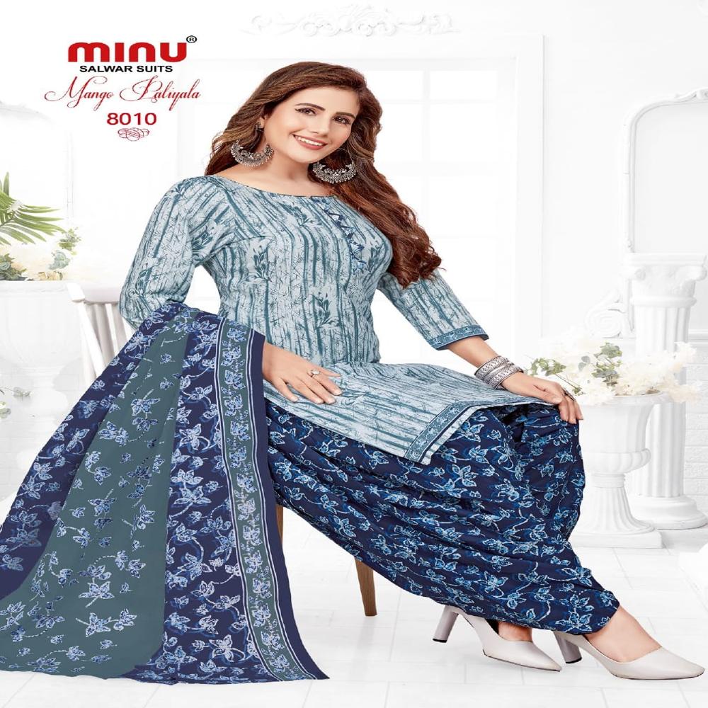 Cotton Fabric Mango Patiyala