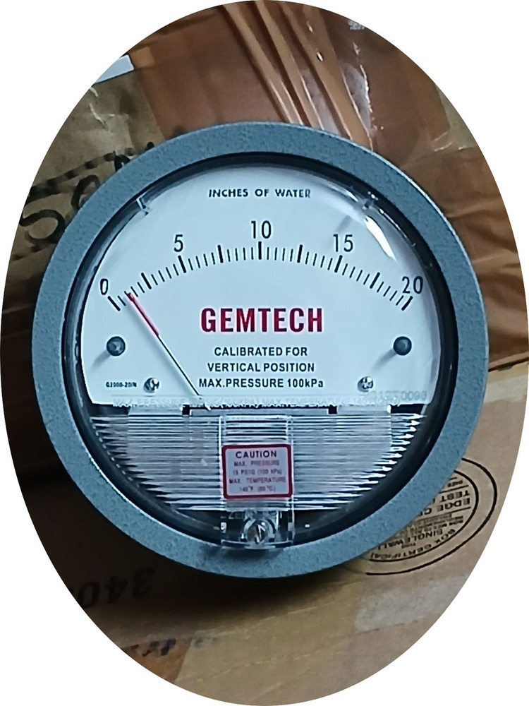 GEMTECH Differential Pressure Gauge Distributor For Bareilly Uttar Pradesh