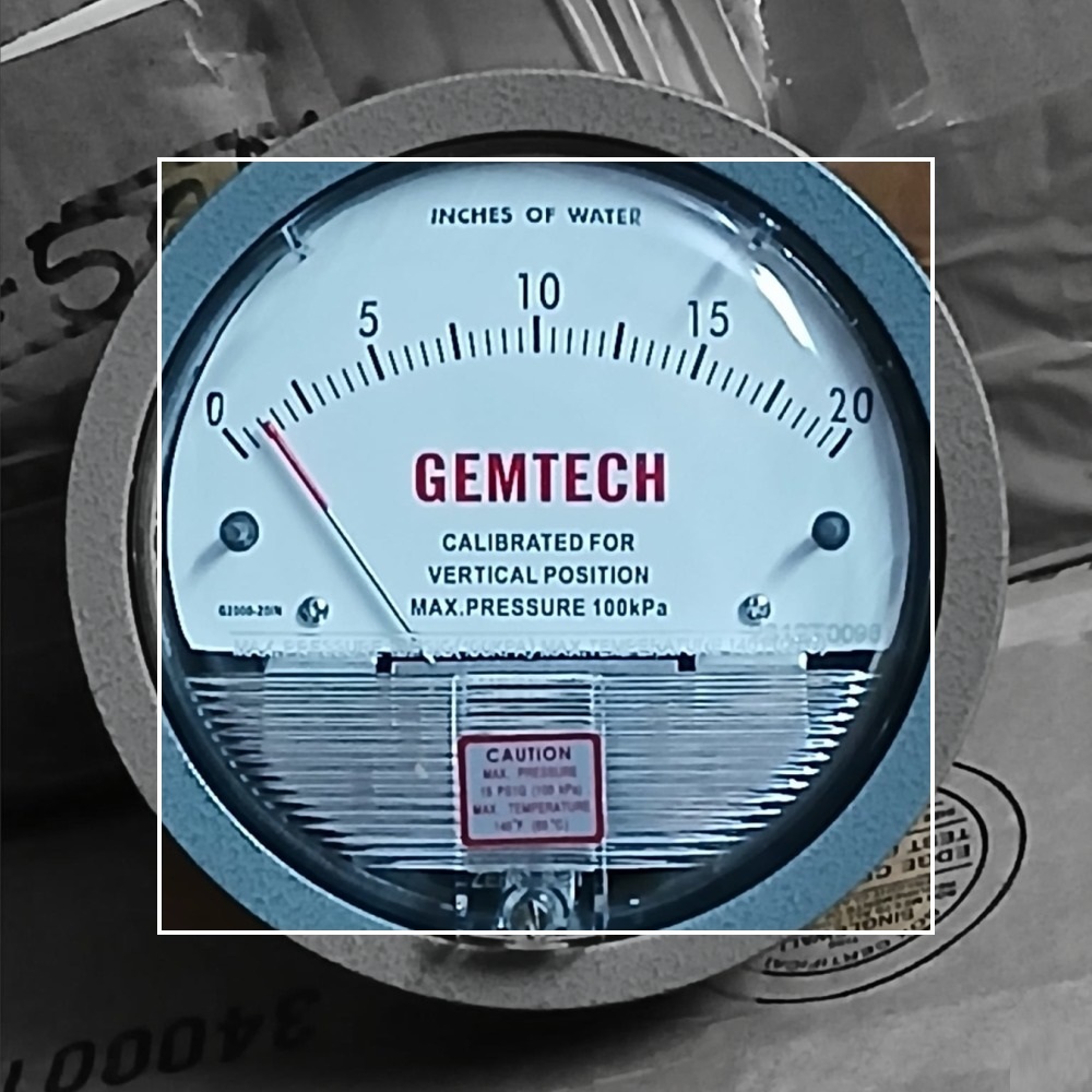 GEMTECH Differential Pressure Gauge Distributor For Bareilly Uttar Pradesh
