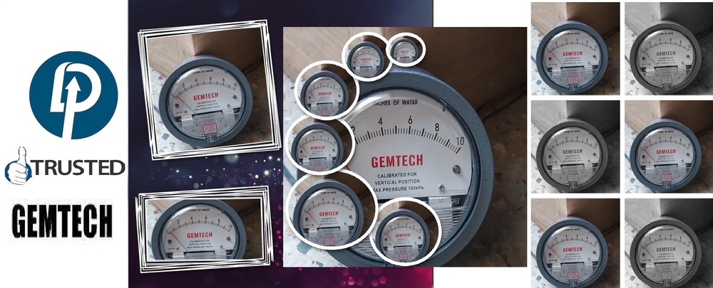 GEMTECH / Differential Pressure Gauge / Distributor For Bareilly Uttar Pradesh