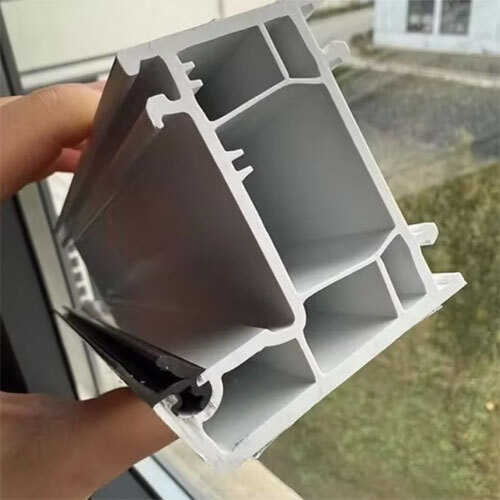 Enhanced Safety Upvc Window Frame With Multiple-Cavity - Color: As Per Availability