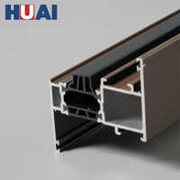 Huaihai-90 Aluminum Window Profiles - Color: As Per Requirement