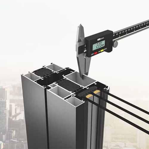 Premium Huaihai Aluminum Exterior Open & Out Windows, 70 Series - Application: Commercial / Residential