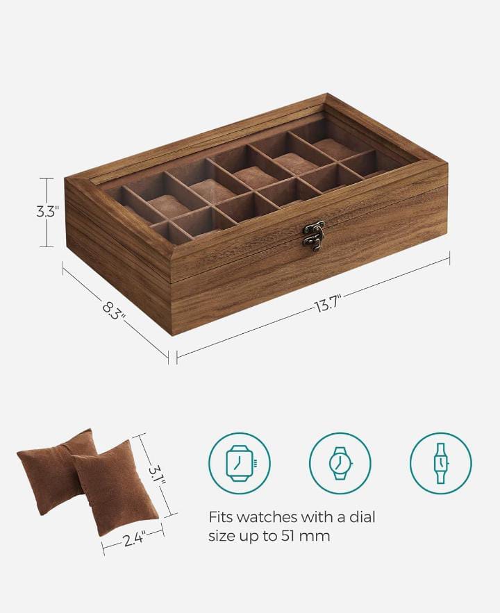 Wooden Watch Box - Material: Wood