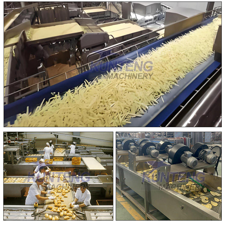Potato Chips Frying Production Line Potato Chips Fully Automatic Frying Equipment Potato Chips Deep Processing Production Line