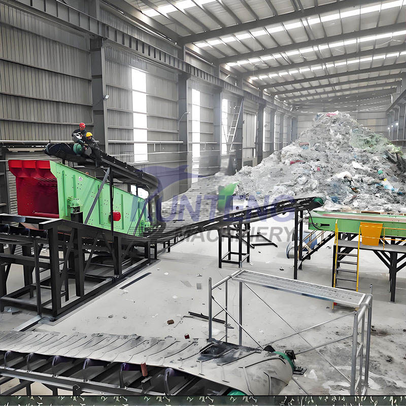 Construction Waste Sorting Center Project Decoration Waste Sorting Recycling Equipment Waste Treatment Equipment Production Line - Application: Industrial