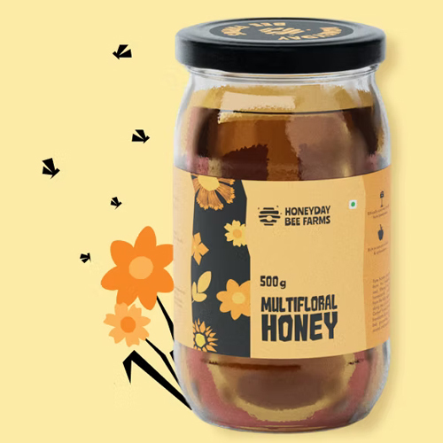 500 Gm Multifloral Honey - Additives: None