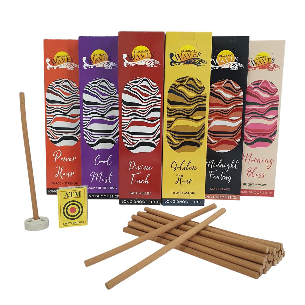 Fragrant Waves 6 in 1 Dhoop Collection