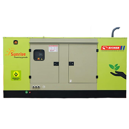 25-3750 Kva Silent Engine Genset - Color: Green